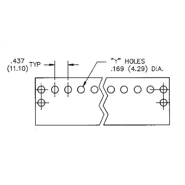 Connectivity Solutions Barrier Strip Terminal Block, 15A, 2 Row(S), 1 Deck(S) MS-11-140-Y